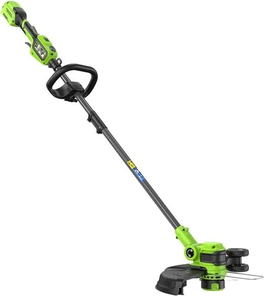 Триммер аккумуляторный Greenworks GD24LT331, леска и нож купить,NaN