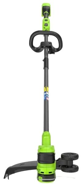 Триммер аккумуляторный Greenworks GD24LT331, леска и нож купить,NaN