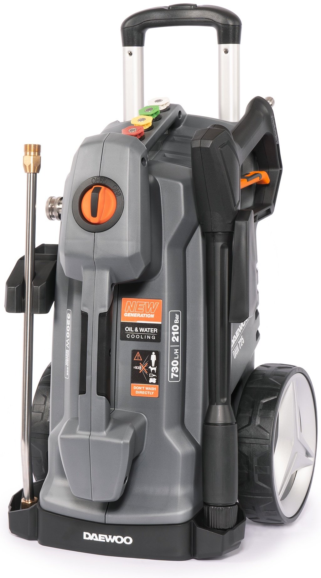 Мойка высокого давления Daewoo Power Products электрический 210 бар, DAW 725