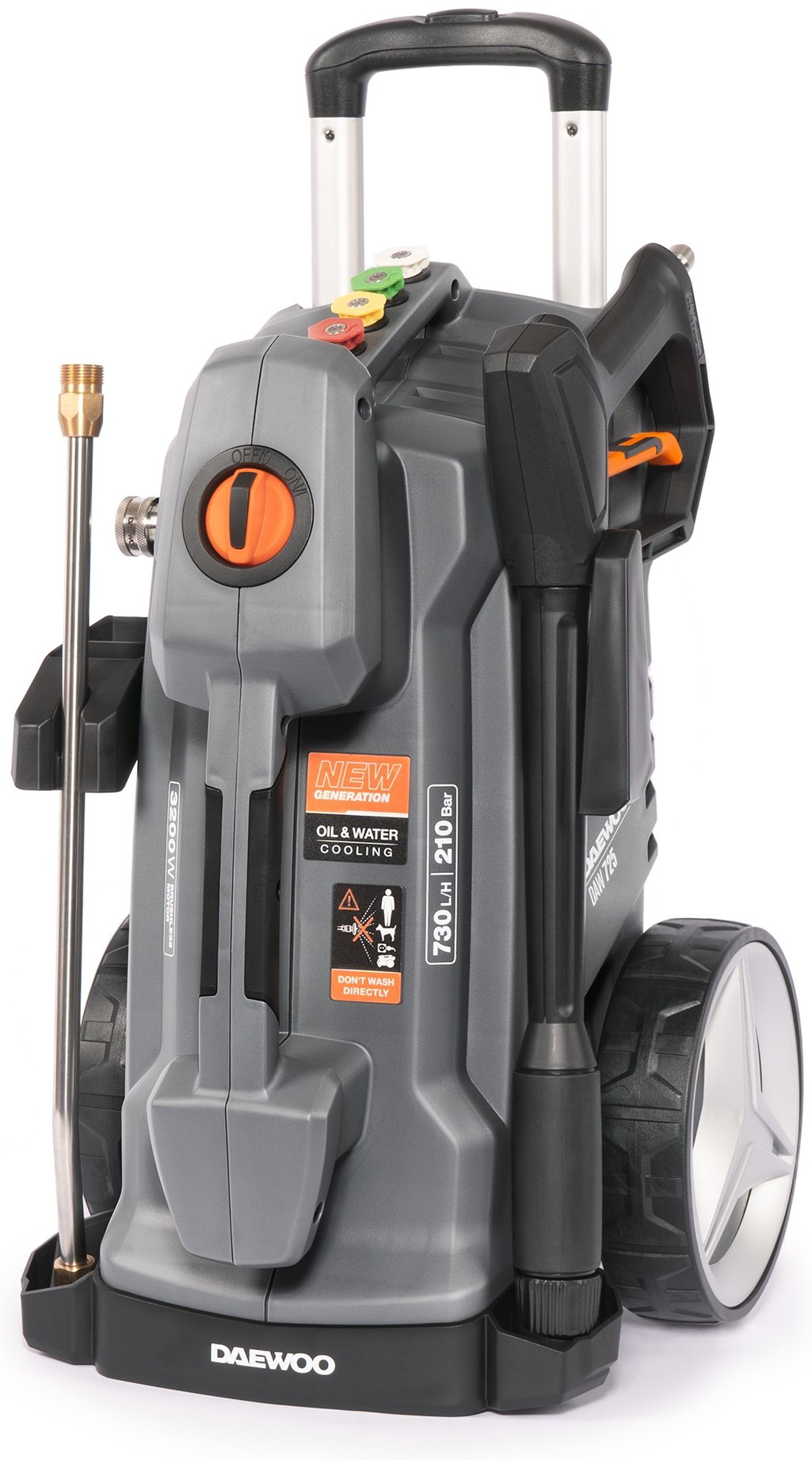 Мойка высокого давления Daewoo Power Products электрический 210 бар, DAW 725 купить,NaN