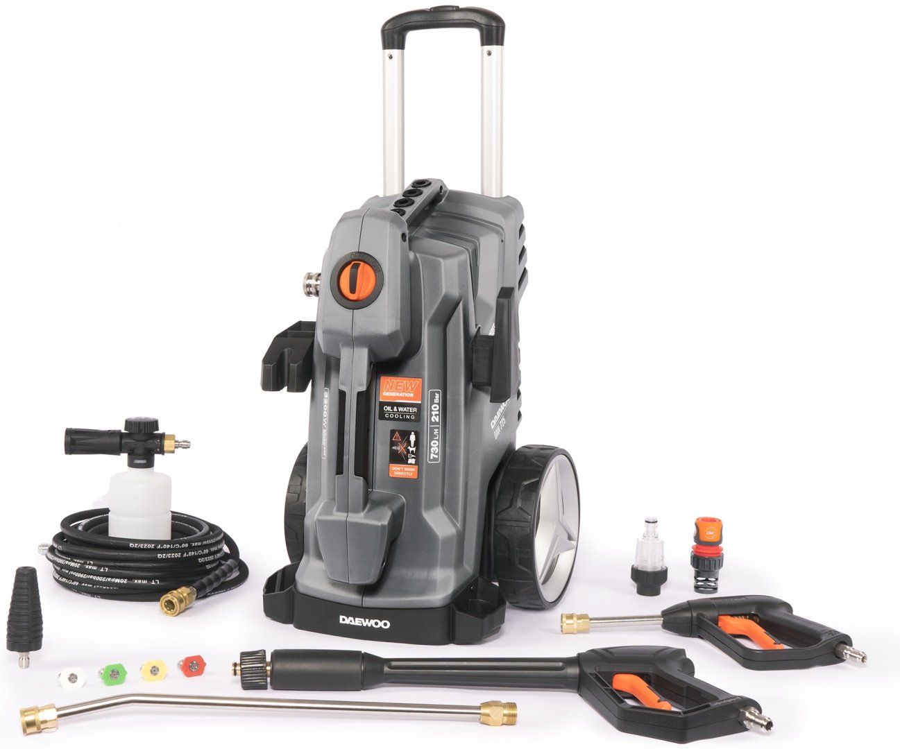 Мойка высокого давления Daewoo Power Products электрический 210 бар, DAW 725 купить,0