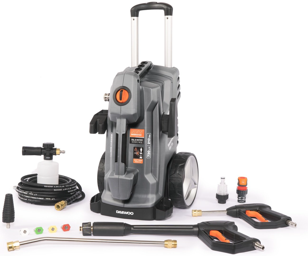 Мойка высокого давления Daewoo Power Products электрический 210 бар, DAW 725 купить,NaN
