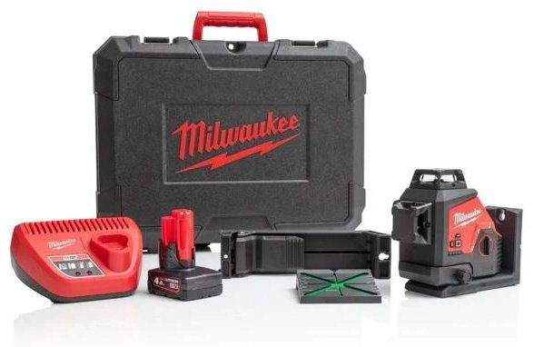Лазерный уровень Milwaukee линейный M123PL-401C (4933478102) купить,536390