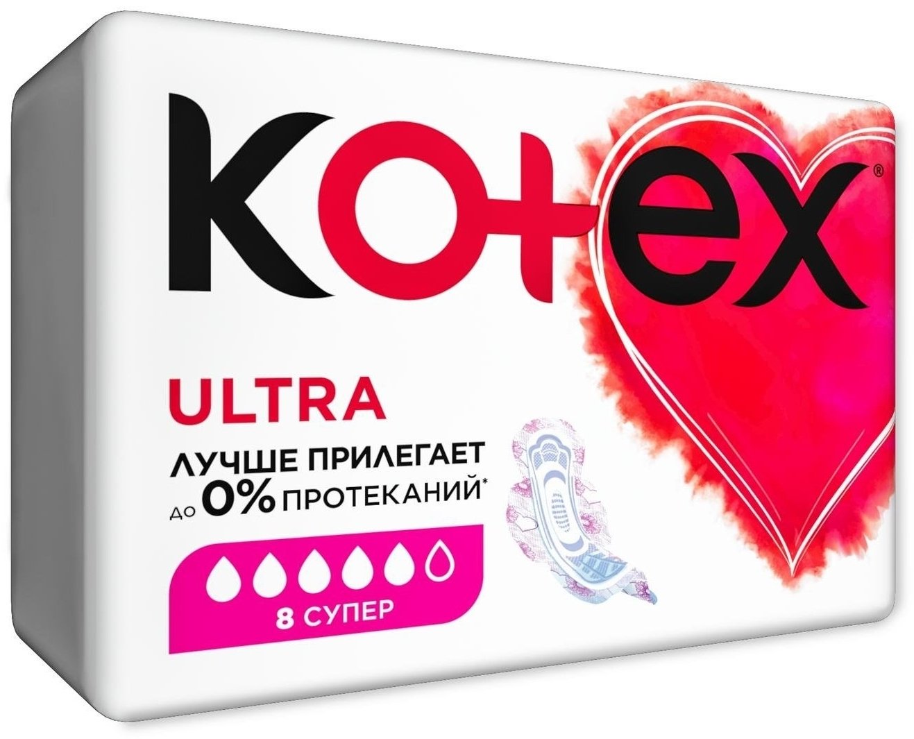 Kotex прокладки Ultra Super защита от протеканий 8 шт