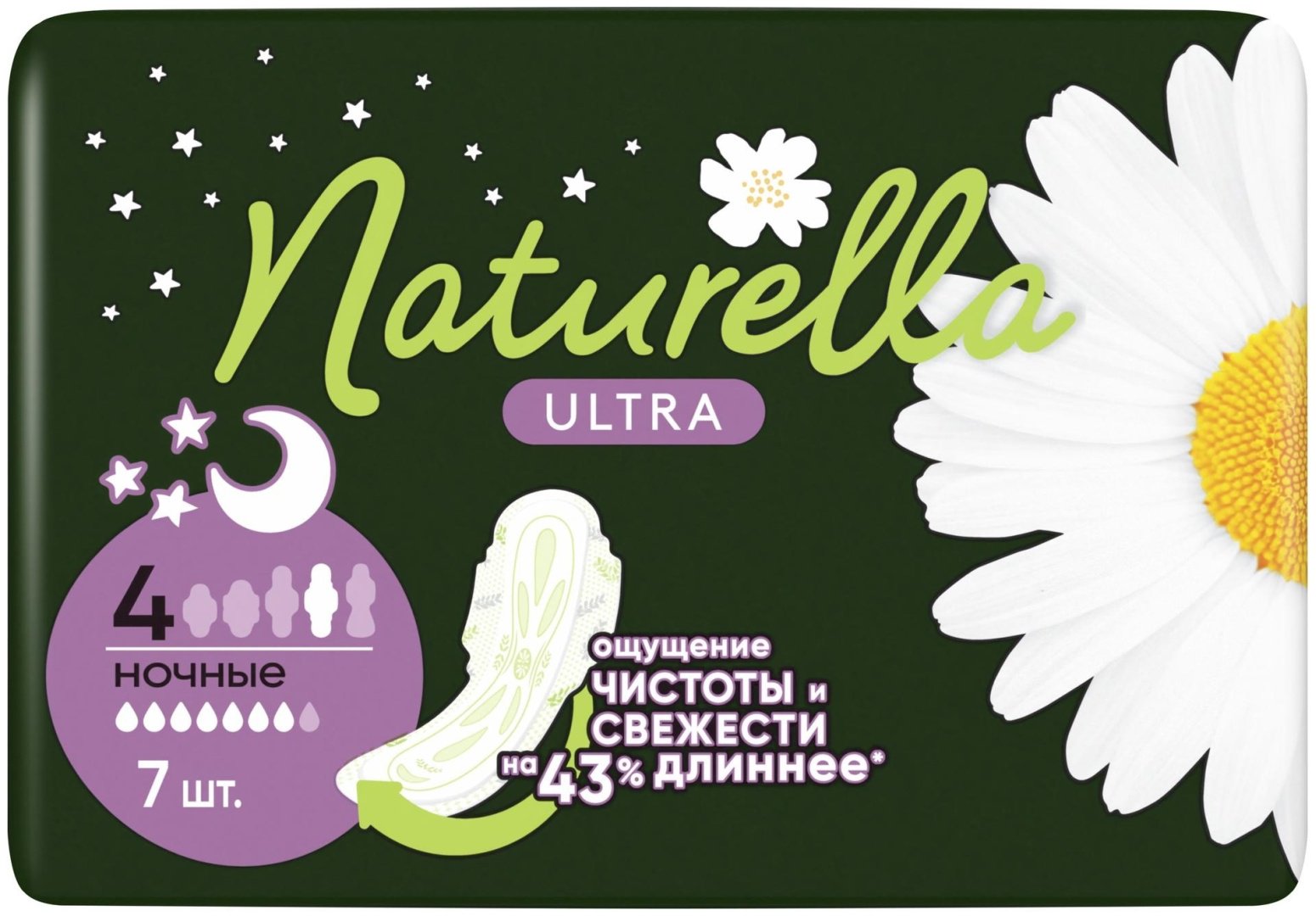 Прокладки Naturella Ultra ночные 7шт купить,NaN