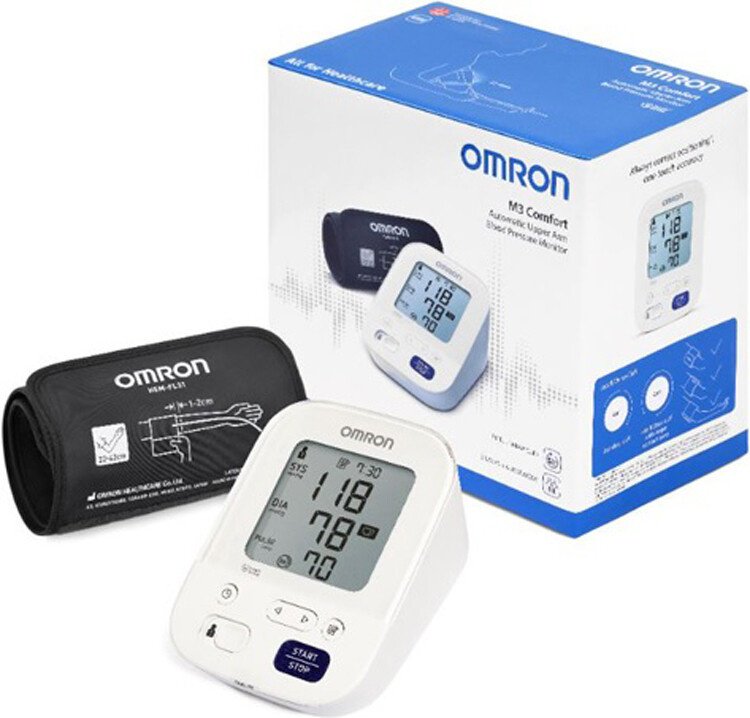Тонометр Omron M3 Comfort HEM-7155-E автоматический на плечо купить,0