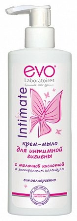 EVO Laboratoires Intimate с молочной кислотой и экстрактом календулы мыло для интимной гигиены 200 мл купить,NaN