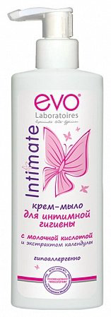 EVO Laboratoires Intimate с молочной кислотой и экстрактом календулы мыло для интимной гигиены 200 мл купить,NaN