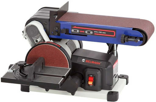 Ленточная шлифмашина BELMASH BDG 100/152L