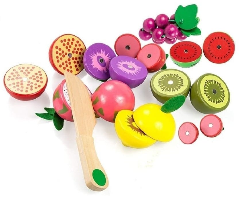 Smartkids Нарезки Фрукты на магните в корзине SK89