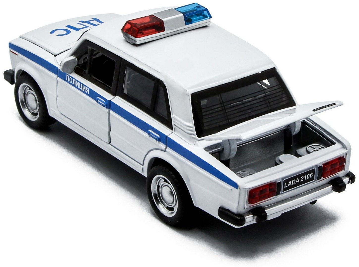 Wanbao Die-Cast Model ВАЗ 2106 ДПС 611b, металл, белый - ForteMarket Wanbao Die-Cast Model ВАЗ 2106 ДПС 611b, металл, белый купить,0