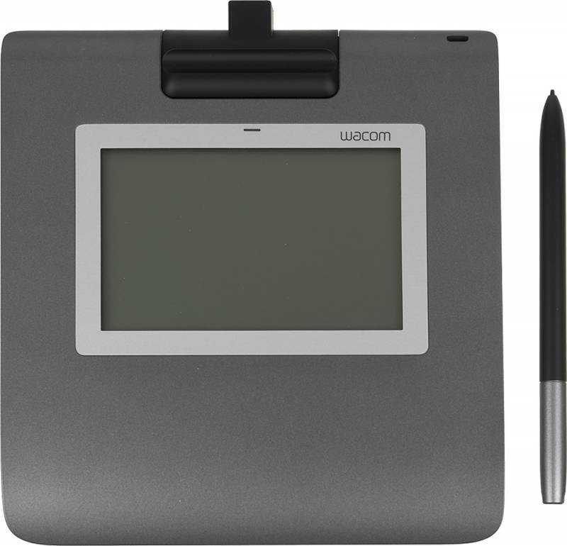 Графический планшет Wacom LCD Signature Tablet STU-430 серебристый
