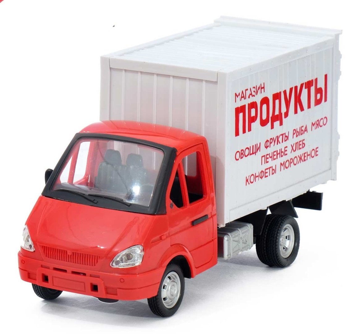 Play Smart ГАЗель Грузовой фургон: Продукты, пластик, белый