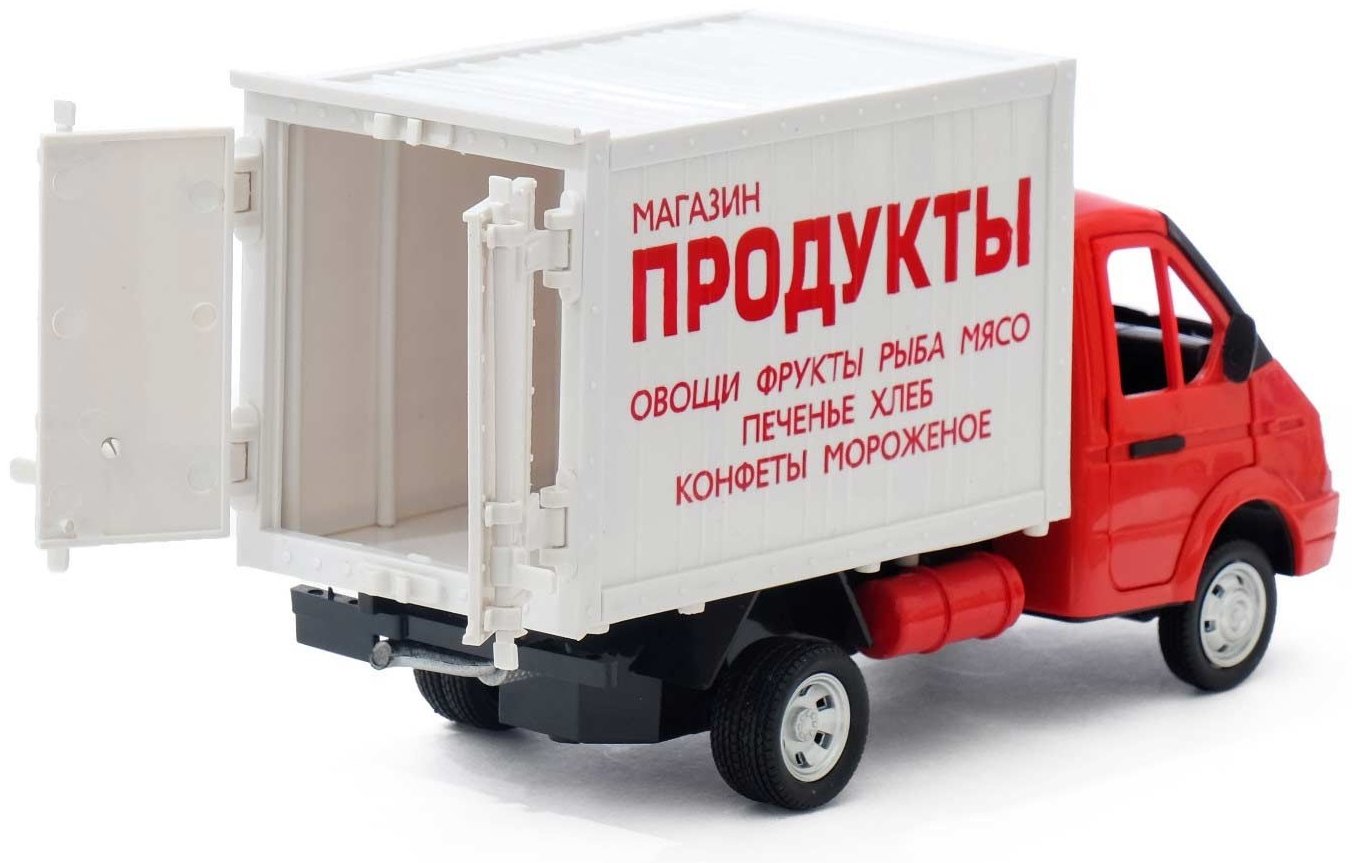 Play Smart ГАЗель Грузовой фургон: Продукты, пластик, белый купить,0