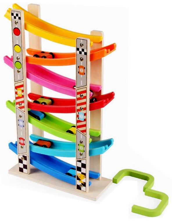 Детские треки и авторалли Wooden Toys Трек SK264, дерево, мультиколор