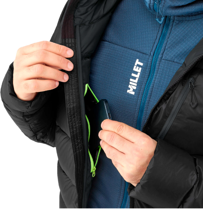Куртка мужская Millet Magma Down MIV9199-N0247 черный S  купить,NaN