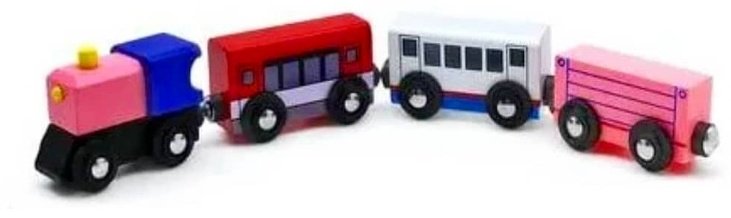 Mubei Toy Co., Ltd Поезд PD1003, дерево, мультиколор