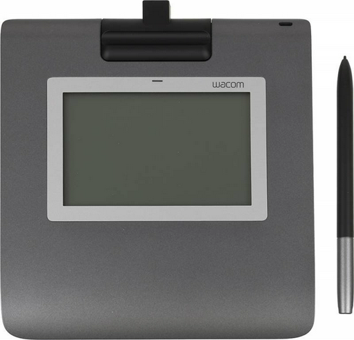 Графический планшет Wacom LCD Signature Tablet STU-430 серебристый