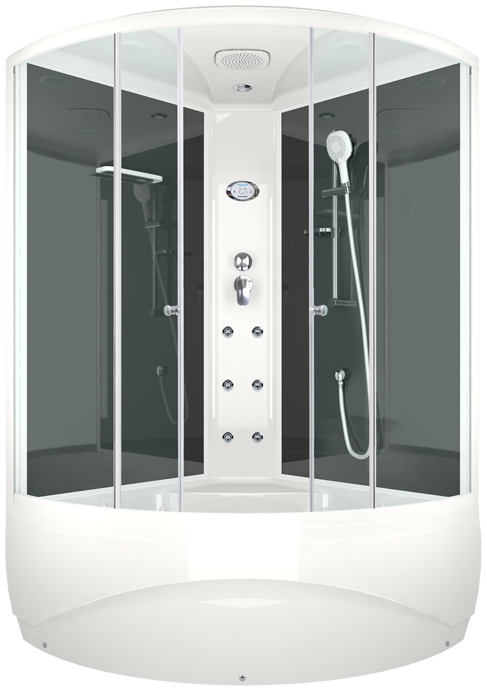 Душевая кабина KABINKA.KZ Vitality Slim high 120 (218х120 см), высокий поддон - ForteMarket Душевая кабина KABINKA.KZ Vitality Slim high 120 (218х120 см), высокий поддон купить,0