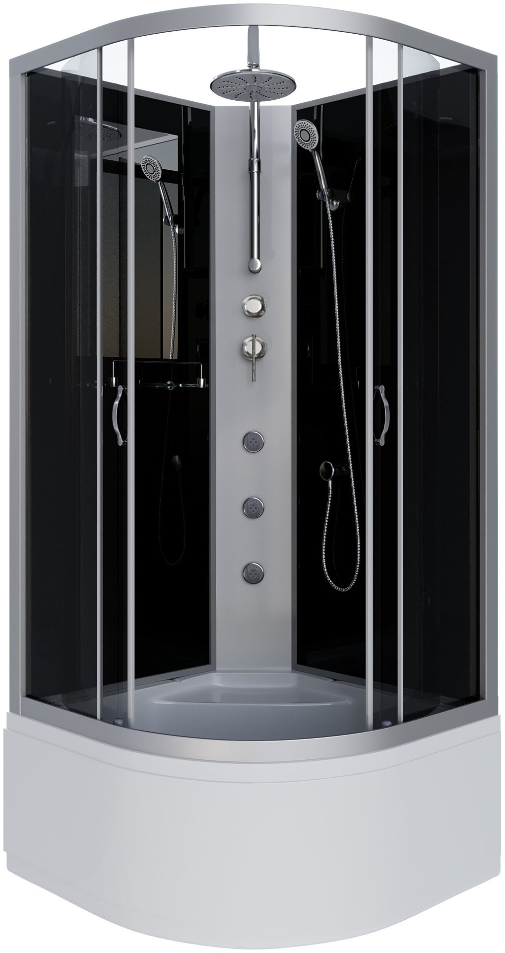 Душевая кабина Niagara NG-2507-14BKTG (210 см х 80 см), высокий поддон купить,NaN