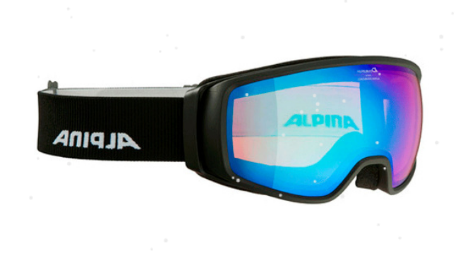 Маска горнолыжная Alpina Double Jack Q Lite черная М купить,NaN