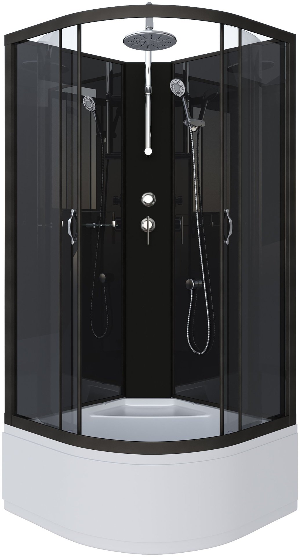 Душевая кабина Niagara NG-6508-14BKT (210 см х 90 см), высокий поддон купить,NaN