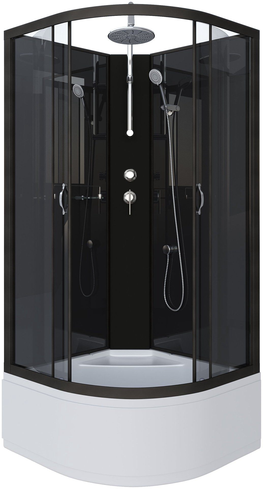Душевая кабина Niagara NG-6508-14BKT (210 см х 90 см), высокий поддон купить,NaN
