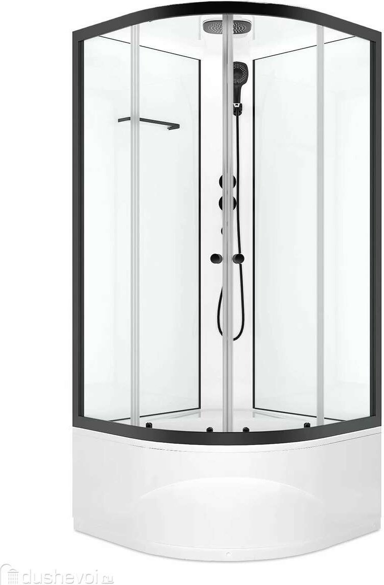 Душевая кабина KABINKA.KZ DS01DS99HWCl00.Gt-Black (218х90 см), высокий поддон - ForteMarket Душевая кабина KABINKA.KZ DS01DS99HWCl00.Gt-Black (218х90 см), высокий поддон купить,0