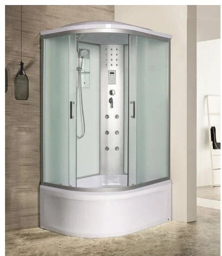 Душевая кабина KABINKA.KZ DUNAY XL 120/80/44 MТ R (230 см х 120 см), высокий поддон