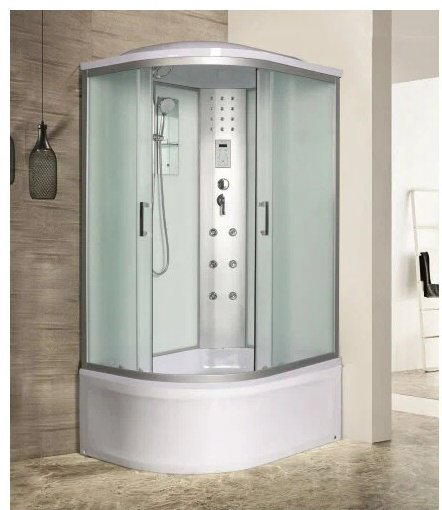 Душевая кабина KABINKA.KZ DUNAY XL 120/80/44 MТ R (230 см х 120 см), высокий поддон