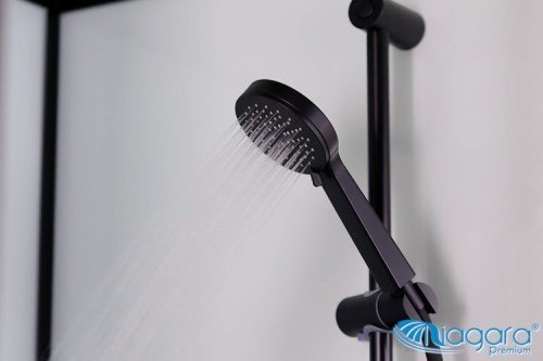 Душевая кабина Niagara NG-6902-01 BLACK (210 х 100 см), низкий поддон купить,0