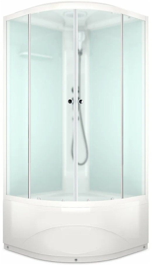 Душевая кабина Domani-Spa Delight Slim High (170х80 см), высокий поддон купить,0