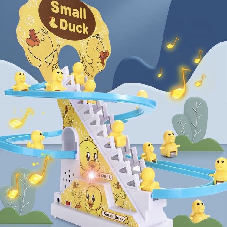 Интерактивная игрушка Small Duck Горка утка мультиколор