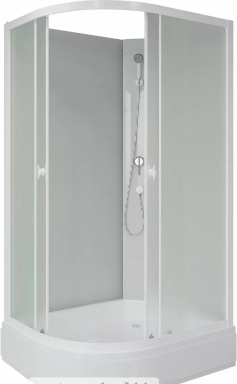 Душевая кабина KABINKA.KZ P110/80/26R/MT/BK (195х110 см), средний поддон купить,NaN