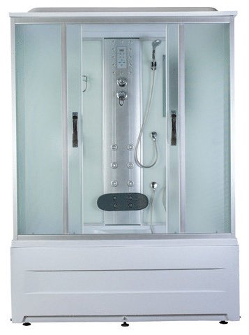 Душевая кабина KABINKA.KZ 3310B matte white (200х85 см), высокий поддон купить,NaN