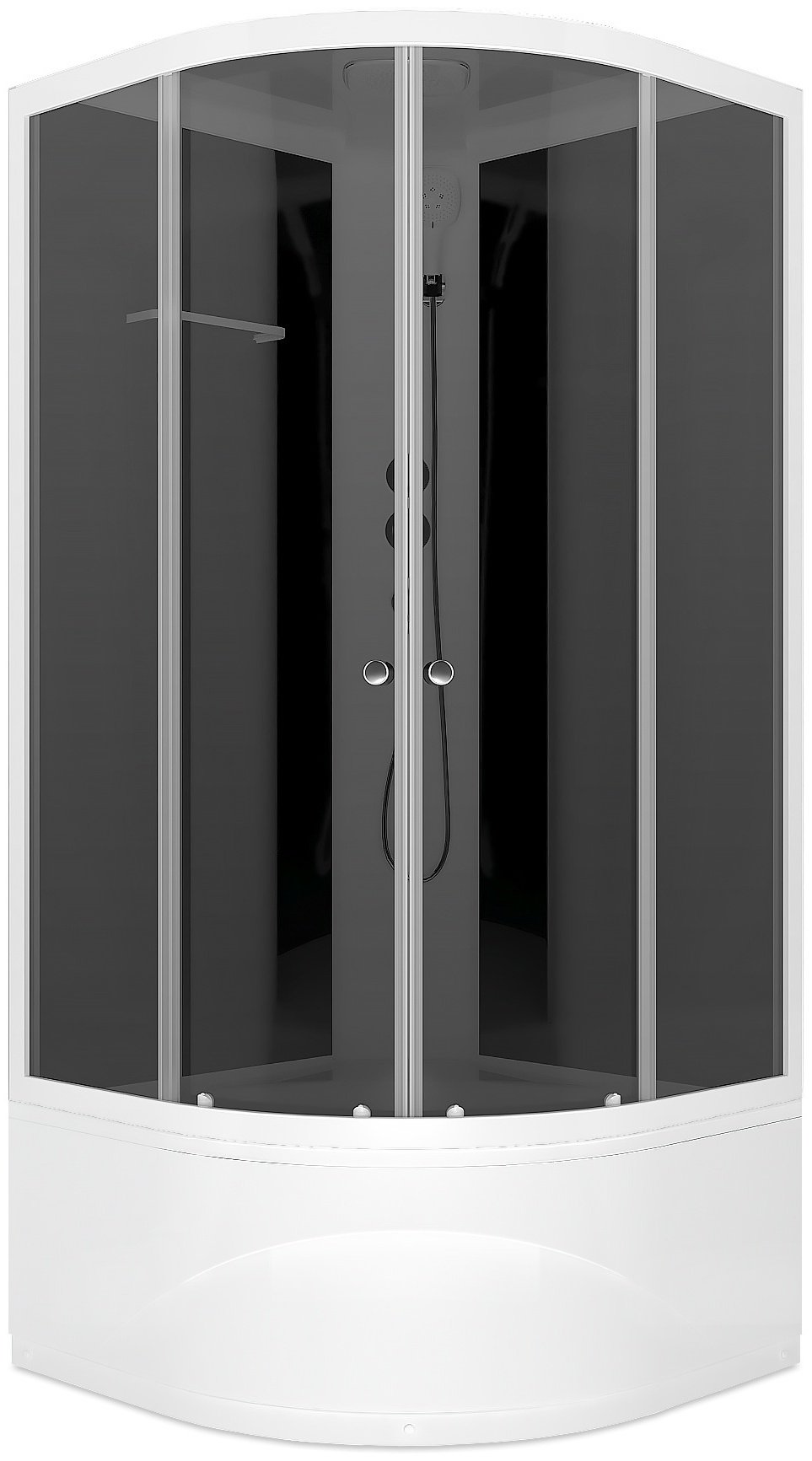 Душевая кабина Domani-Spa Delight Slim 88 high (218х80 см), высокий поддон купить,0