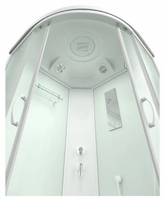 Душевая кабина Mirwell MR3509TP-C3-RUS (215х90 см), высокий поддон
