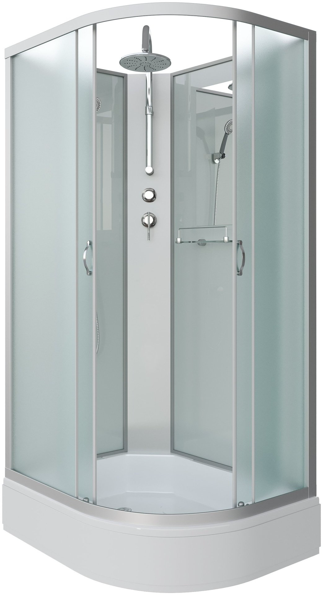 Душевая кабина Niagara NG-33084-14LBKT (215 см х 100 см), средний поддон купить,NaN