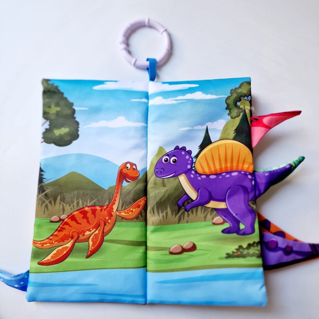 Книжка-игрушка A-Toys Книжка-шуршалка Dinosaur world купить,0