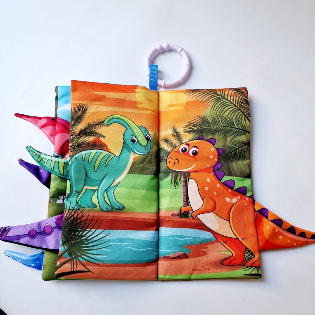 Книжка-игрушка A-Toys Книжка-шуршалка Dinosaur world купить,0