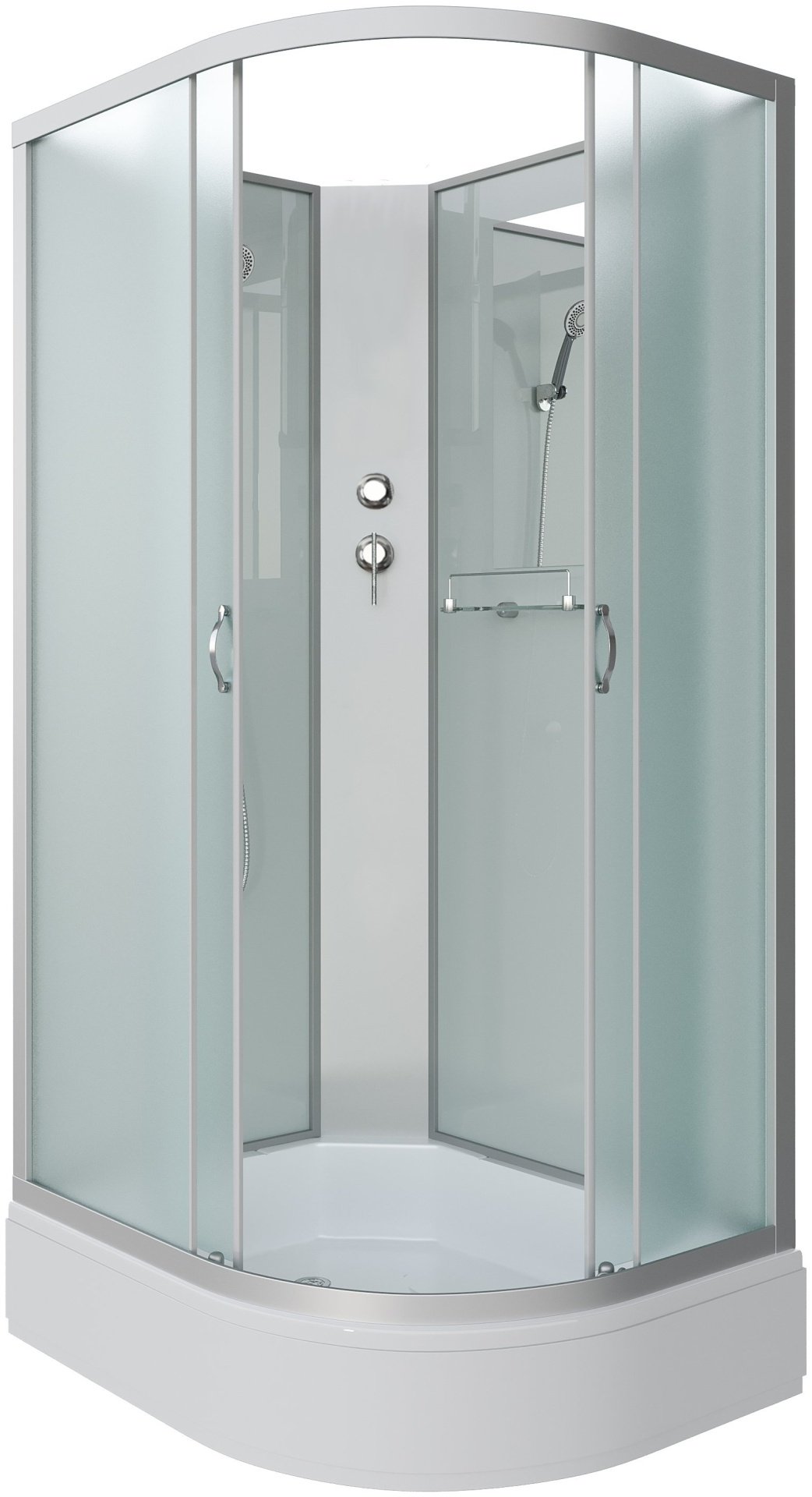 Душевая кабина Niagara NG-33084-14LBK (215 см х 100 см), средний поддон
