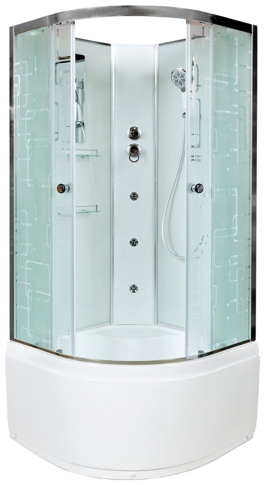 Душевая кабина KABINKA.KZ EM5011N без крыши (208х110 см), высокий поддон - ForteMarket Душевая кабина KABINKA.KZ EM5011N без крыши (208х110 см), высокий поддон купить,0