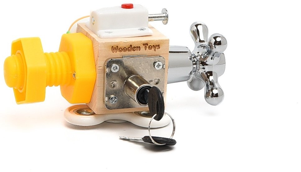 Бизиборд Wooden Toys Бизикуб