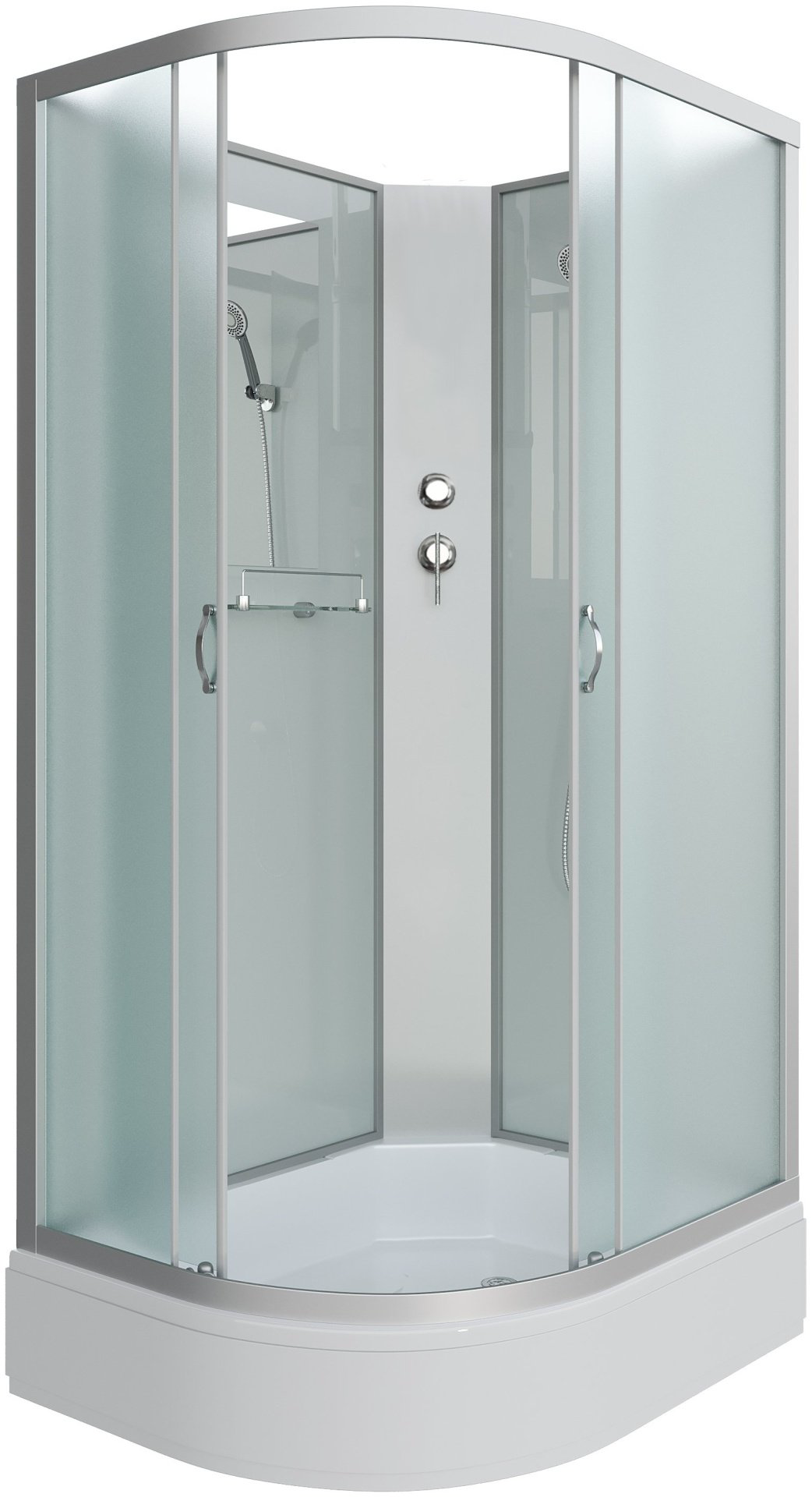 Душевая кабина Niagara NG-33294-14RBK (215 см х 120 см), средний поддон