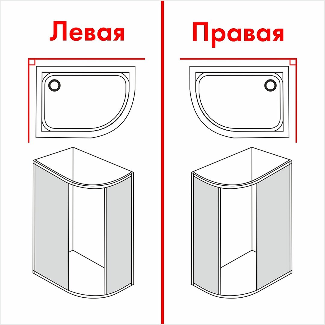 Душевая кабина KABINKA.KZ 5006L (215х80 см), высокий поддон