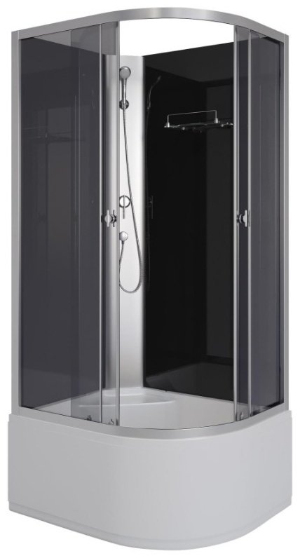 Душевая кабина KABINKA.KZ E100/80/40L/TN/BK (195 см х 100 см), высокий поддон - ForteMarket Душевая кабина KABINKA.KZ E100/80/40L/TN/BK (195 см х 100 см), высокий поддон купить,0