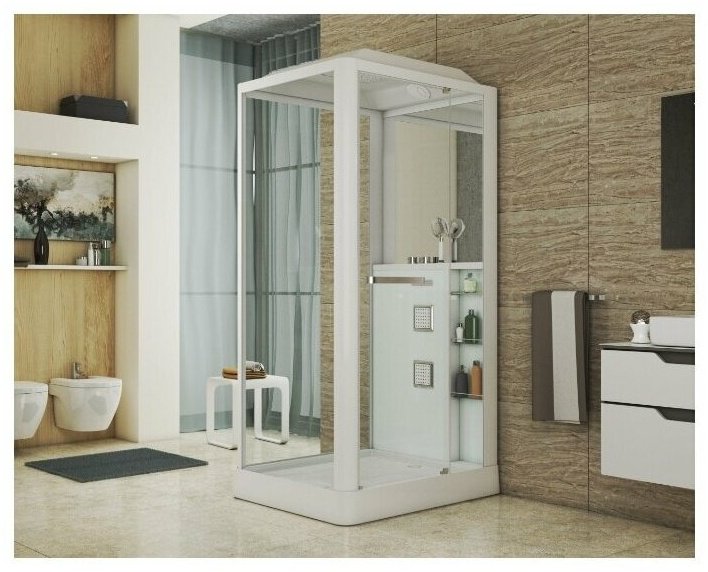 Душевая кабина Grossman GR123(R) (225 см х 90 см), низкий поддон