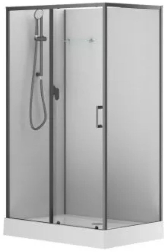 Душевая кабина KABINKA.KZ 00282012 (202х120 см), низкий поддон
