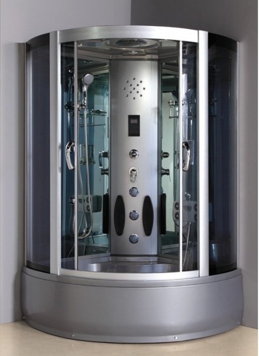 Душевая кабина KABINKA.KZ 8127 (210х120 см), высокий поддон