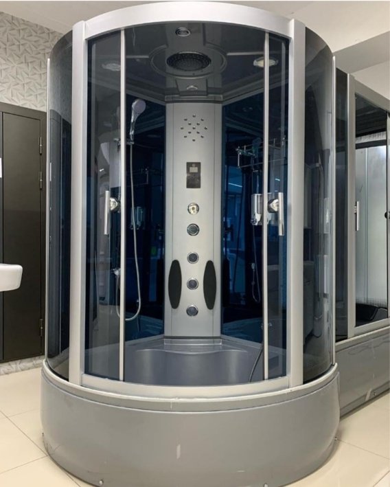 Душевая кабина KABINKA.KZ 8127 (210х120 см), высокий поддон